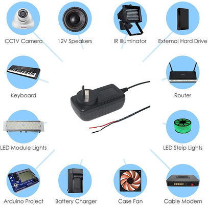 AU Plug In Dc Adaptador de alimentação 5V 3A Saída para monitor LED e carregamento rápido