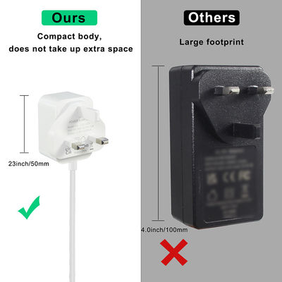 Adaptador de alimentação DC 12V2A 2000mA 24W AC/DC Converter com 5.5 x 2.5mm 2.1mm Plug