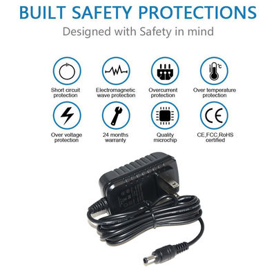 24V1A 2a Black Ups Bateria de lítio de reserva 2.3A Dc Alimentação 24 Volt 6 Amp Adaptador de alimentação AC