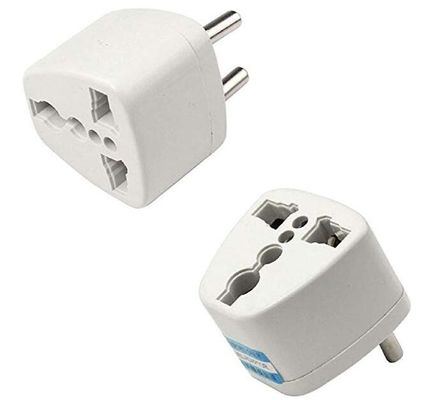 Adaptador de tomada europeu para Reino Unido 250V 10A ABS+Cobre para viagem