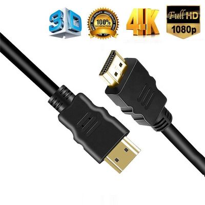 Comprimento personalizado versão 2.0 cabo HDMI 4K 60Hz 3D1080P 18Gbps 1M/2M/3M