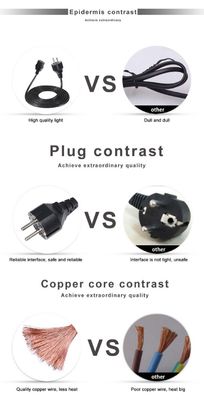 30A 240V Cabo 1.5mm Shuko VDE Amplificador Cordão IECC19 Conector Feminino Pdu Ac Plug