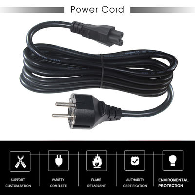 1.5M VDE CEE Euro Plug Cable IEC Computador Eu Male Shucko 10A Cordão de alimentação AC Para Adaptador Schuko C5
