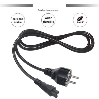 1.5M VDE CEE Euro Plug Cable IEC Computador Eu Male Shucko 10A Cordão de alimentação AC Para Adaptador Schuko C5
