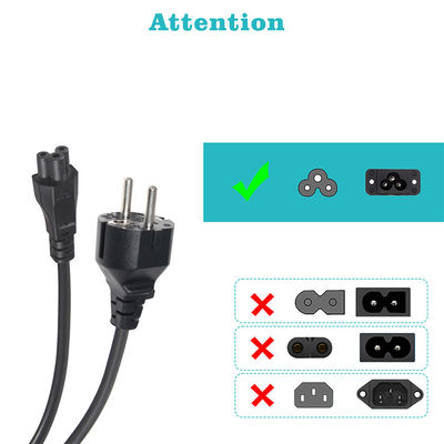 1.5M VDE CEE Euro Plug Cable IEC Computador Eu Male Shucko 10A Cordão de alimentação AC Para Adaptador Schuko C5