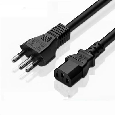 Swiss Plugs Cabo de alimentação Plug Mains Cablagem Suíça Plug Preto/Branco 250V Swiss Plugs Cabo de alimentação