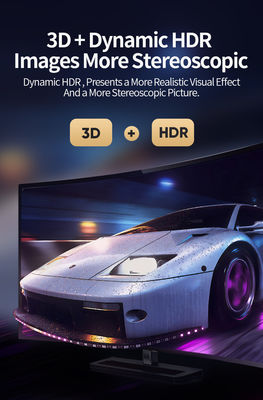 Cabo HDMI 2.1 8K60Hz 4K120Hz 48Gbps Banhado a Ouro