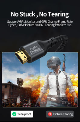 48Gpbps 8K60Hz 4K120Hz 8K HDMI 2.1 Cable HDMI2.1 M para M Cable com PVC Jacket