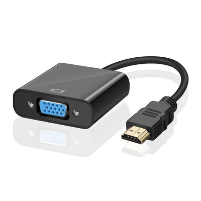 1080P HDMI para VGA Converter Adaptador Cable Para Computador Homem Para Mulher Áudio Vídeo