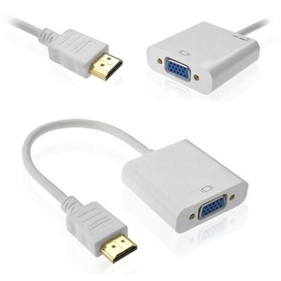 1080P HDMI para VGA Converter Adaptador Cable Para Computador Homem Para Mulher Áudio Vídeo