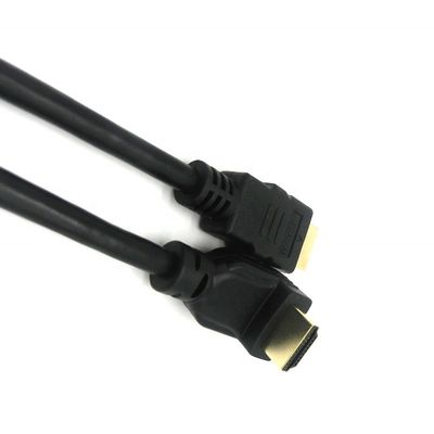 Conector de ouro com ângulo de 90 graus 2.0V 4K 60Hz cabo HDMI 1,5m para multimídia