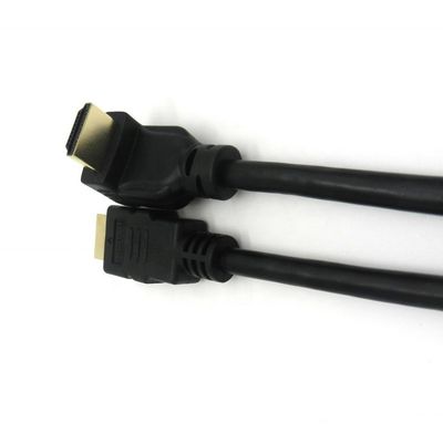 Conector de ouro com ângulo de 90 graus 2.0V 4K 60Hz cabo HDMI 1,5m para multimídia