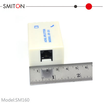 Adaptador de divisor de telefone CE ROHS Certificado para ligação ADSL utilizando porta RJ11 6P2C