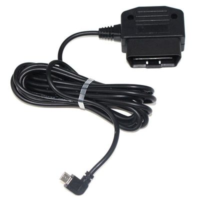 Carros Cabos de carregamento OBD 24 64Awg 5V/2A OBD2 16pin para o ângulo direito Micro 5P ferramenta de diagnóstico