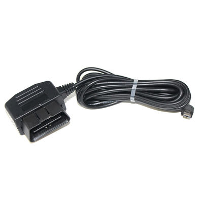 Conector de cabo Micro USB de 24 W para GPS DVR Camcorder Tablet E-dog Telefone OBD II Carregador de 16 pinos