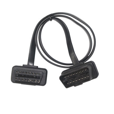 16Pin macho para fêmea cabo de extensão para carro OBD 2 adaptador de ferramenta de diagnóstico