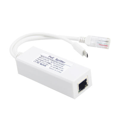1Gbps Switch Capacidade USB Tipo-c Poe Splitter para energia e Ethernet Rj45 Shield Plug