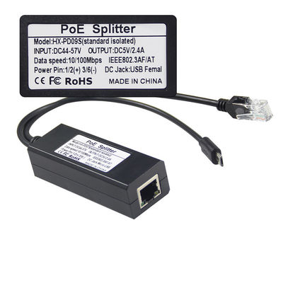 12v 2a Tipo C e LAN Port RJ 45 Conecte USB Poe Splitter para Power Over Ethernet