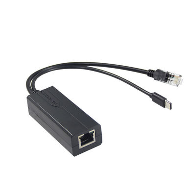 12v 2a Tipo C e LAN Port RJ 45 Conecte USB Poe Splitter para Power Over Ethernet