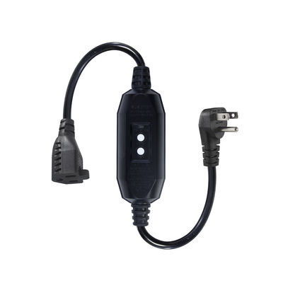 GFCI NEMA 515P a 515R Corda de extensão à prova d'água IP54