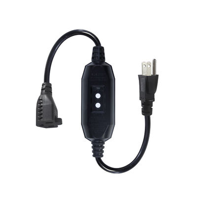 GFCI NEMA 515P a 515R Corda de extensão à prova d'água IP54