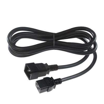 2Xc19 Plug 20A Heavy Duty Pdu 15A 250V 14 Awg para C20 cabo de alimentação