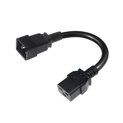 2Xc19 Plug 20A Heavy Duty Pdu 15A 250V 14 Awg para C20 cabo de alimentação