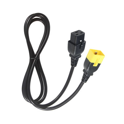 Cabo Eléctrico 320 C20 macho para C19 conector de tomada 60320 Iec cabo de alimentação do computador