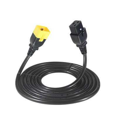 Cabo Eléctrico 320 C20 macho para C19 conector de tomada 60320 Iec cabo de alimentação do computador