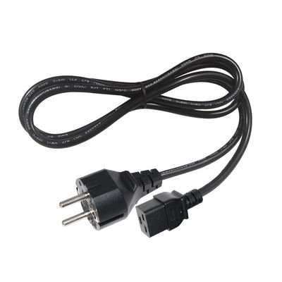 Corda de alimentação da UE C19 PDU Faixa de tomada IEC com fios despojados e tomada padrão CEE de 240V 30A