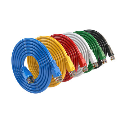 8P6C Cat6 Lan Cable Ethernet Network Lan Cable com RJ45 8P8C Connector e PVC Jacket