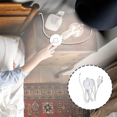 Lâmpadas de sal Cable AC Elétrico Euro Foot Switch Vde Homologação Despojado Eu Power Cord