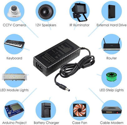 54V 1.3A Jack portátil de comutação 55Mmx21mm Adaptador de alimentação DC Entrada 100-240V Ac 50-60Hz