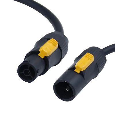 Cabo de alimentação à prova d'água exterior 20A 14AWG PowerCon True1 Homem para Mulher para a luz do palco, eutrik SAC3MX para SAC3FX cabo de alimentação∙ 32A 3-Fase Locking Connector