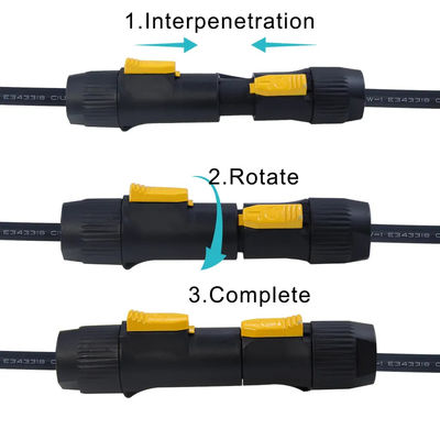 20A PowerCon True1 Cable de macho para fêmea 14AWG IP54 Impermeável