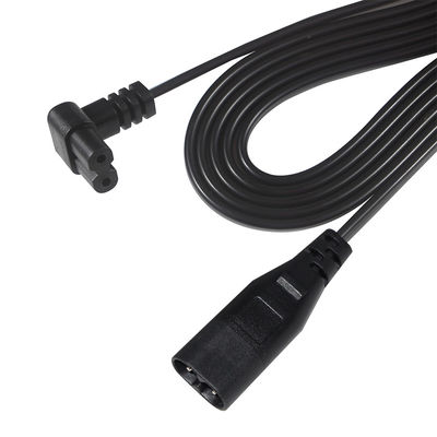 C8 Homem para Mulher Curto 0.6M cabo de alimentação Figura 8 C7 2 pin Core Ac Nispt 18Awg Plug