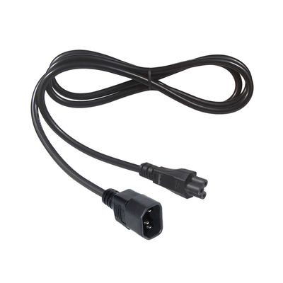 Computador Iec 320 C14 macho para C5 fêmea cabo de alimentação Pure Cooper 10A cabo de extensão