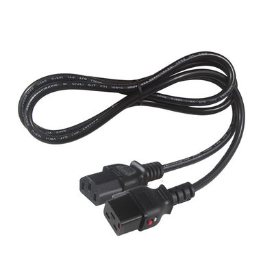 KUNCAN cabo de alimentação moldado fechável Iec 320 bloqueio C19 para C13 cabo de AC plug