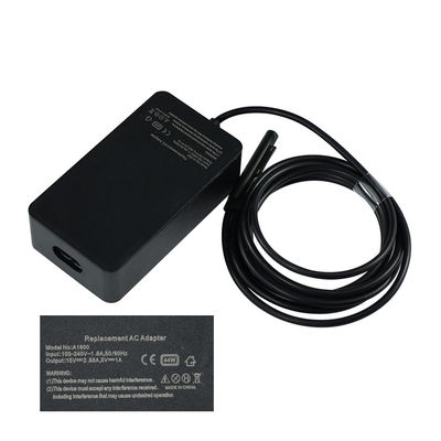 Adaptador de energia 65W 15V 4A para carregador de laptop Microsoft Surface Pro