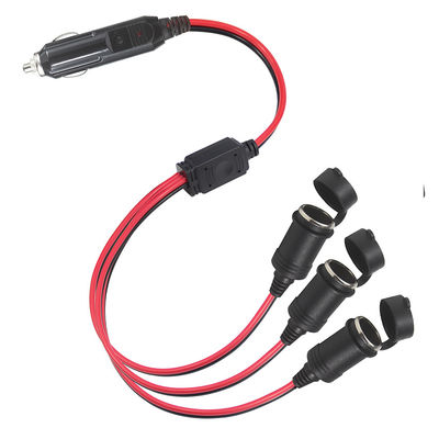 1 Homem a 3 Mulheres Cigarro Automóvel Extension Cord Fuse 15A 16AWG Power Wire OEM ODM