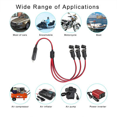 1 Homem a 3 Mulheres Cigarro Automóvel Extension Cord Fuse 15A 16AWG Power Wire OEM ODM