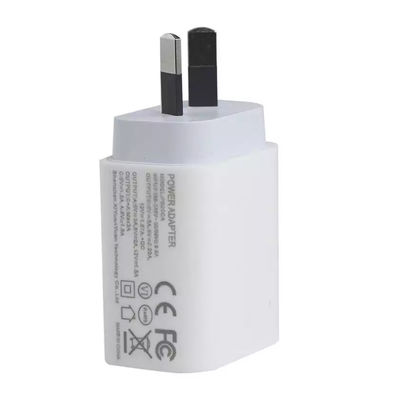 SAA Adaptador USB-C 1A+1C Port QC2.0 Carregamento rápido PD Carregador 20W