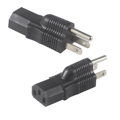 IEC320 C13 a C14 PDU Conversor Adaptador de energia Soquete de tomada UPS Adaptador de macho para mulher