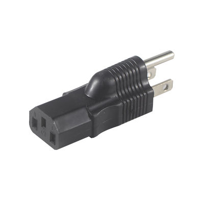 IEC320 C13 a C14 PDU Conversor Adaptador de energia Soquete de tomada UPS Adaptador de macho para mulher