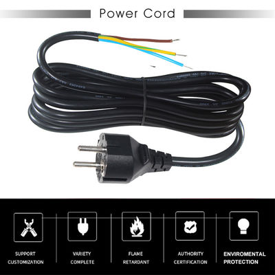 Cabo de alimentação H05VV-F 3G 0,75mm2 certificado VDE UE