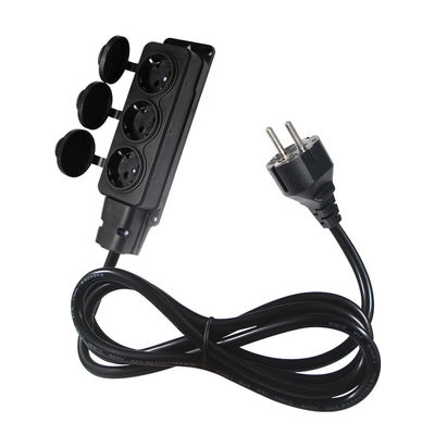 VDE Certified EU 3-Pin Power Cord com Schuko Plug