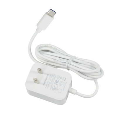 36W Tipo C Fim América do Norte 12V Carregador USB-C para carregamento rápido 1,2M Comprimento e entrada AC 100-240V