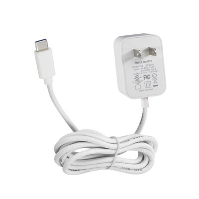 36W Tipo C Fim América do Norte 12V Carregador USB-C para carregamento rápido 1,2M Comprimento e entrada AC 100-240V
