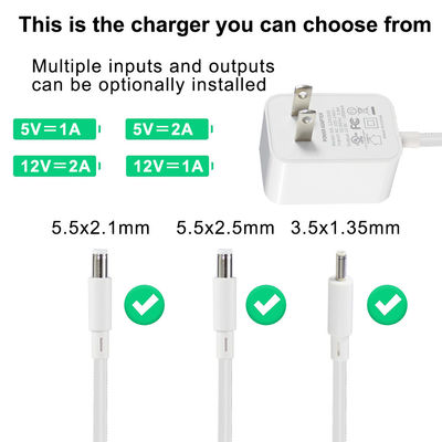 36W Tipo C Fim América do Norte 12V Carregador USB-C para carregamento rápido 1,2M Comprimento e entrada AC 100-240V