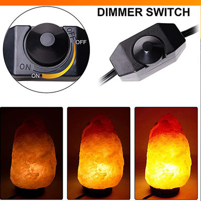 Polarizado 220V 2Pin Usa para E26 Com Dimmer Switch Lâmpadas de Sal do Himalaia Cordão de Alimentação